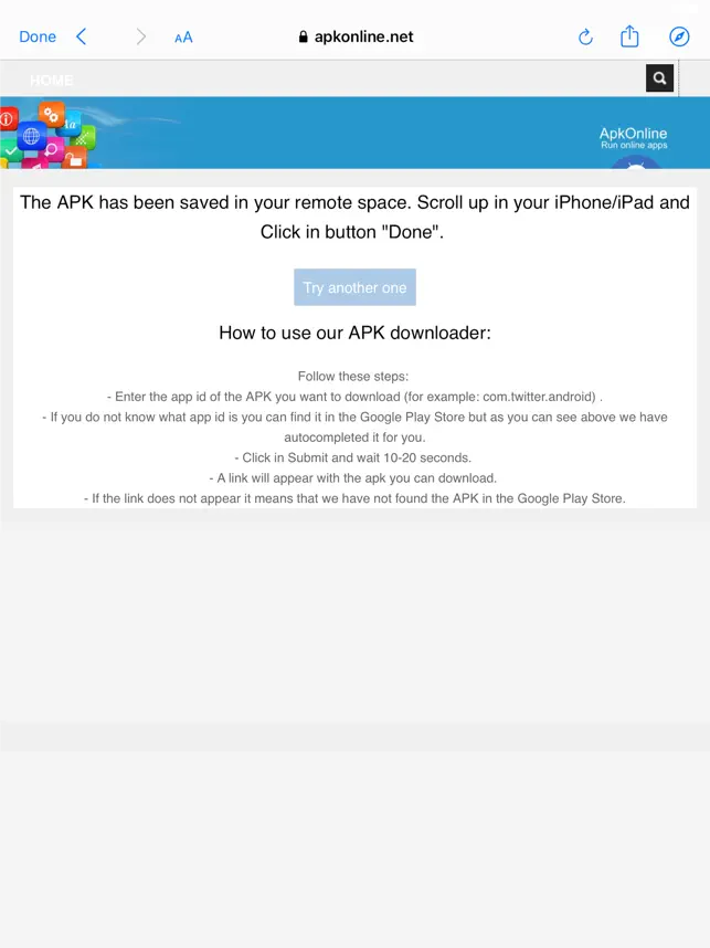 Screenshot 6 Descargador apk para ApkOnline iphone
