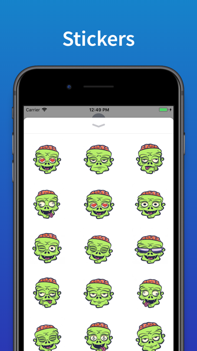 Zombie Emoji Stickers for text Screenshot