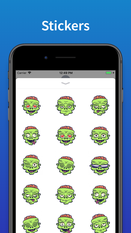 Zombie Emoji Stickers for text - 1.1 - (iOS)