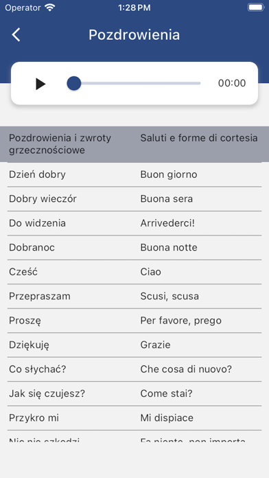 Rozmówki polsko-włoskie Screenshot