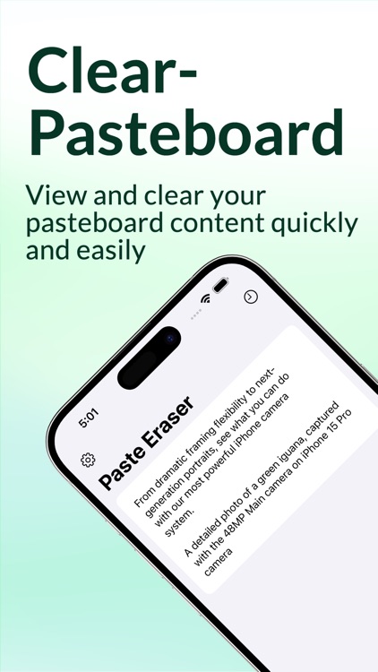 Paste Eraser|Clear pasteboard