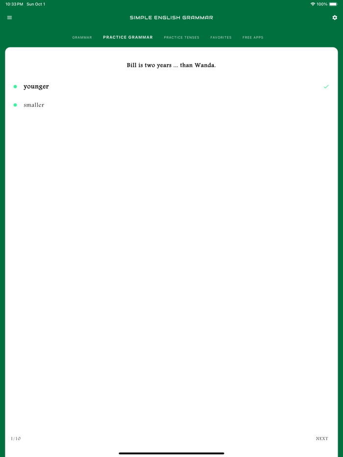 Simple English Grammar