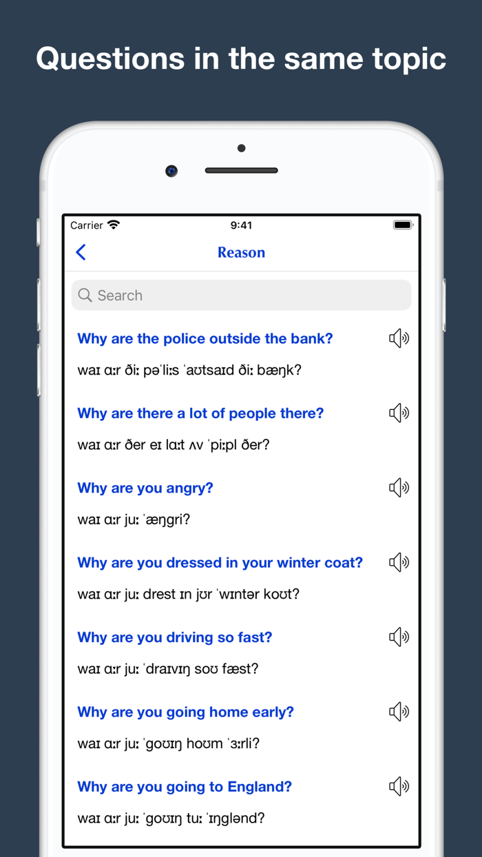 English questions and answers