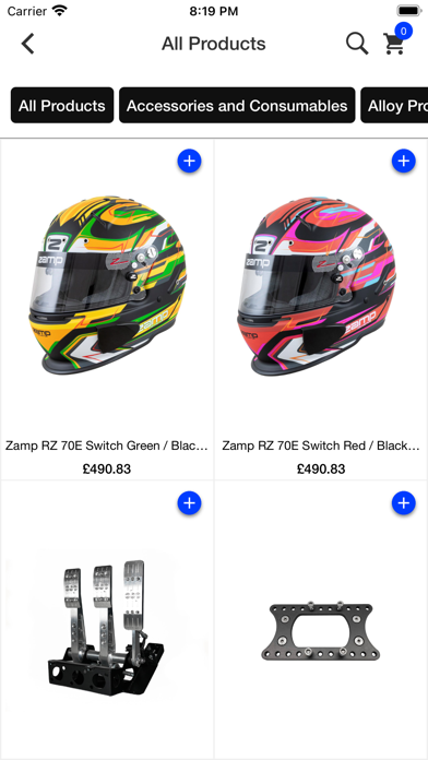 Motorsport Supplies Screenshot