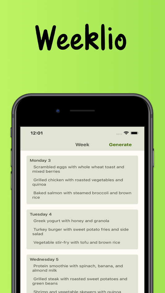 Weeklio! - 1.4.3 - (iOS)
