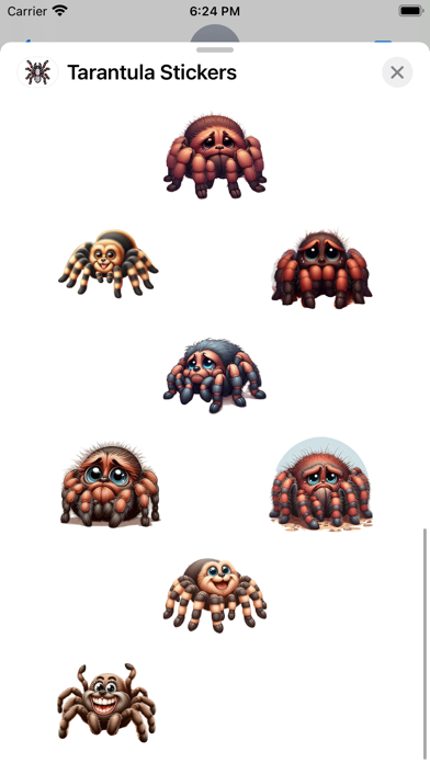 Screenshot #3 pour Tarantula Stickers