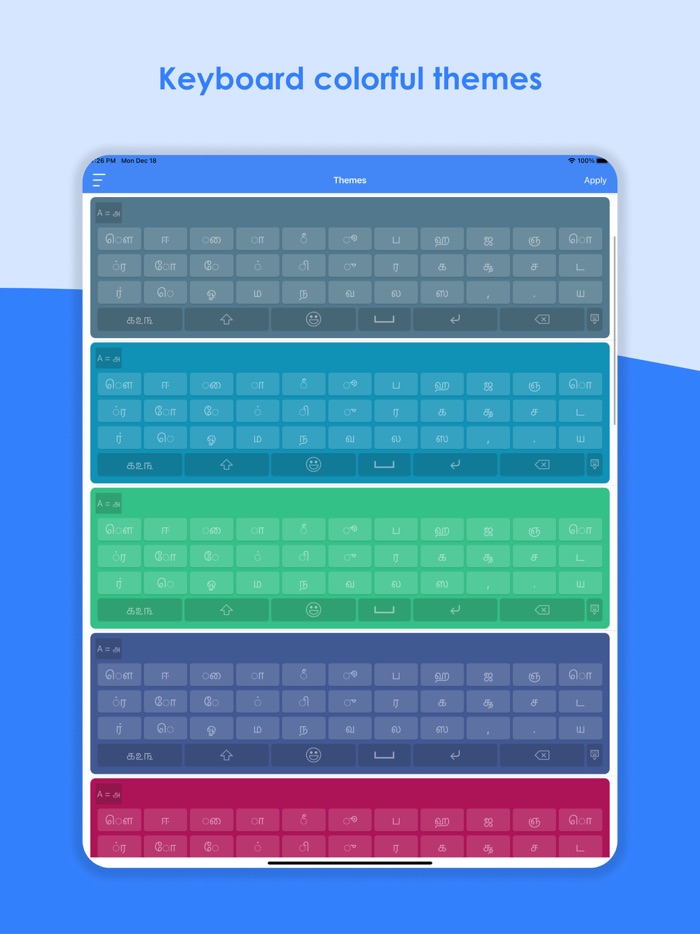 Tamil Keyboard - Translator