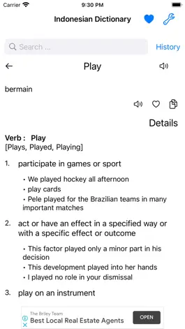 Game screenshot Smart Indonesian Dictionary apk