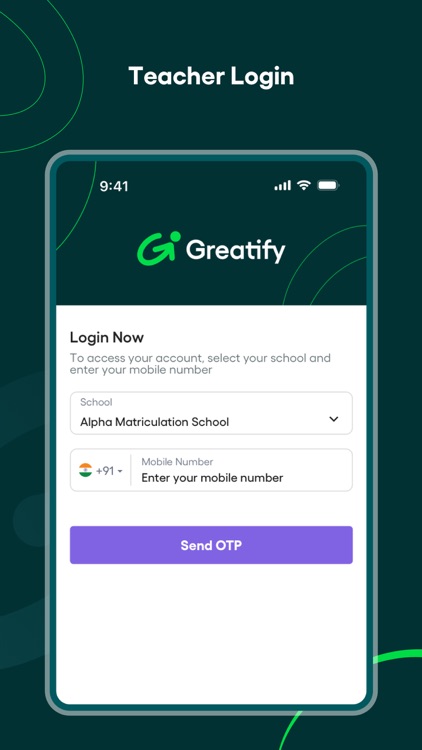 Greatify Teacher App