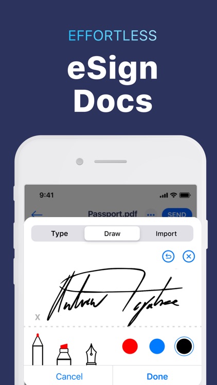 Fill and Sign: PDF Editor App