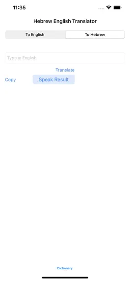 Game screenshot Hebrew English Translator apk