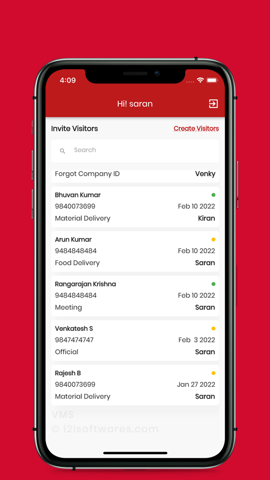 #3. i2i-VMS (iOS) Podle: i2i software private limited