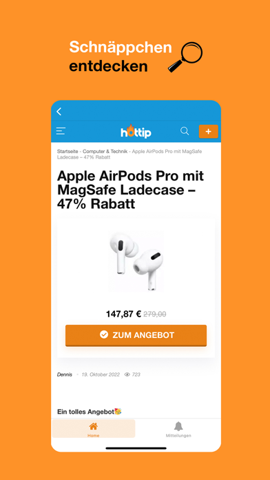 Hottip Schnäppchen & Deals Screenshot