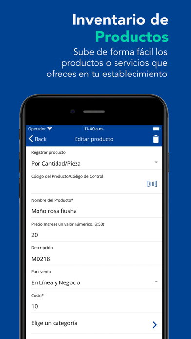 Concaclick Negocios Screenshot