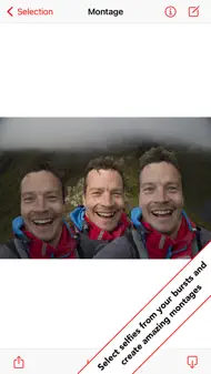 Burst Selfie iphone bilder 2