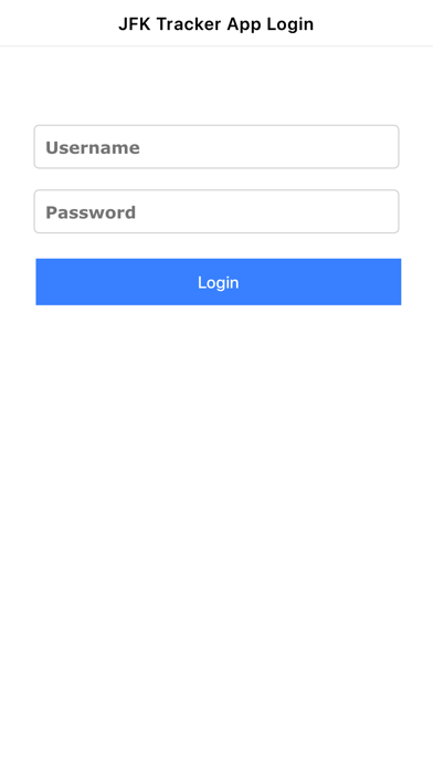 JFK QR Scanner Screenshot