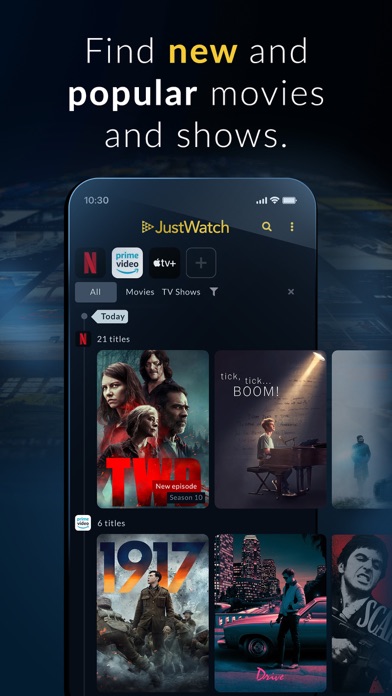 JustWatch - Movies & TV Shows Screenshot