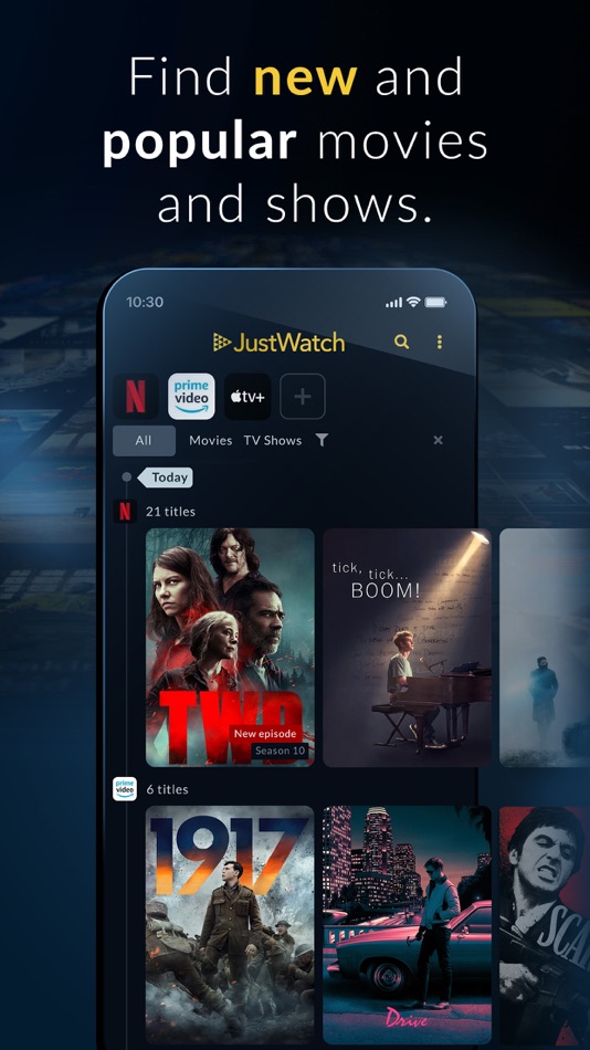#5. JustWatch - Movies & TV Shows (iOS) 由: JustWatch GmbH