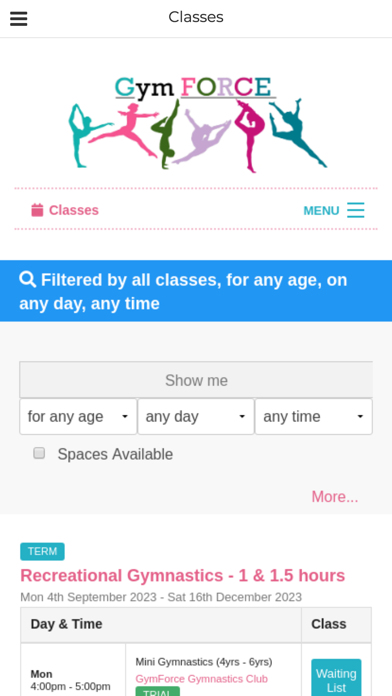 GymForce Gymnastics Screenshot