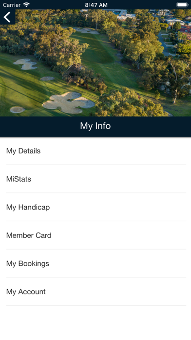 WA Golf Club Screenshot
