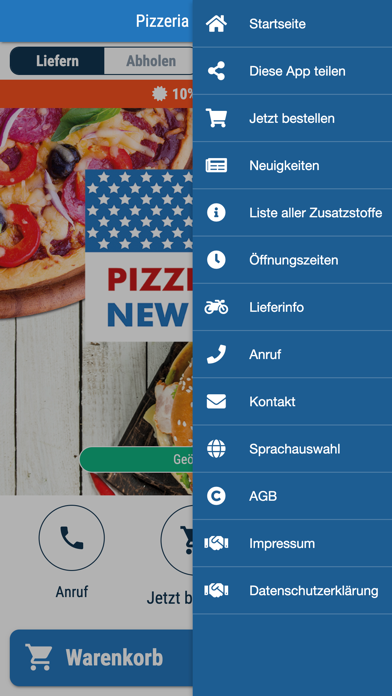 Pizzeria New York Screenshot