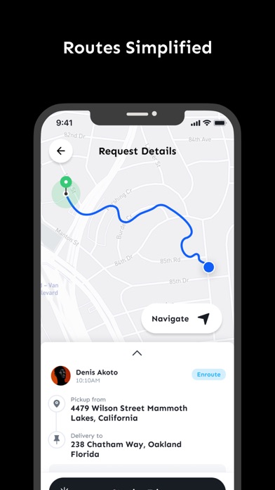 Contena Driver App Screenshot