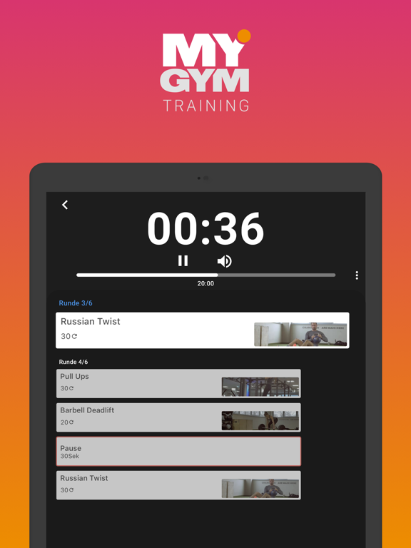 Screenshot #5 pour MYGYM Training DE
