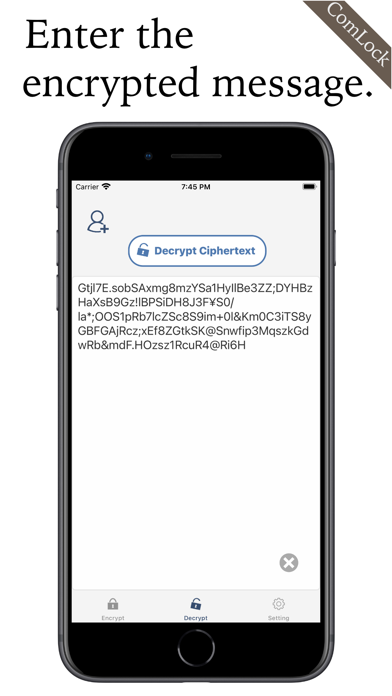 Encryption maker - ComLock Screenshot