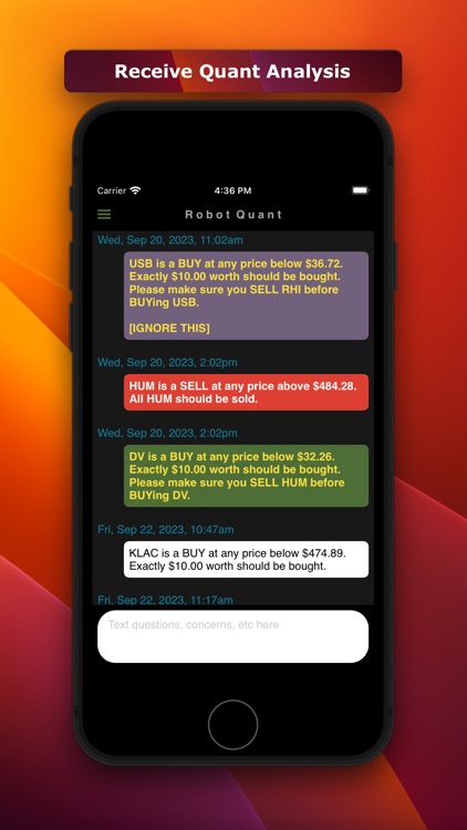 Robot Quant - Trading Signals