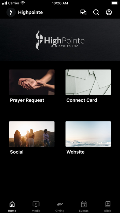Highpointe Ministries Screenshot