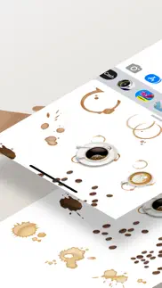 coffee stickers cup stains iphone screenshot 2