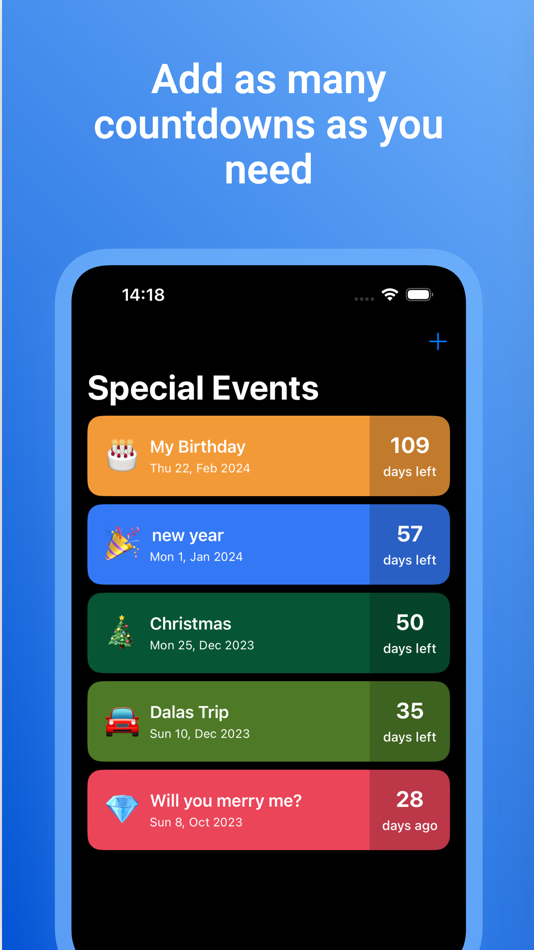 #1. EventHorizon: Smart Countdown (iOS) 由: Ngoc Duong Bich