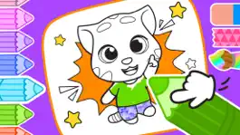 Game screenshot Talking Tom & Friends Coloring mod apk