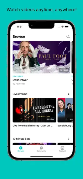 Game screenshot NextUp - Watch Stand-Up Comedy mod apk