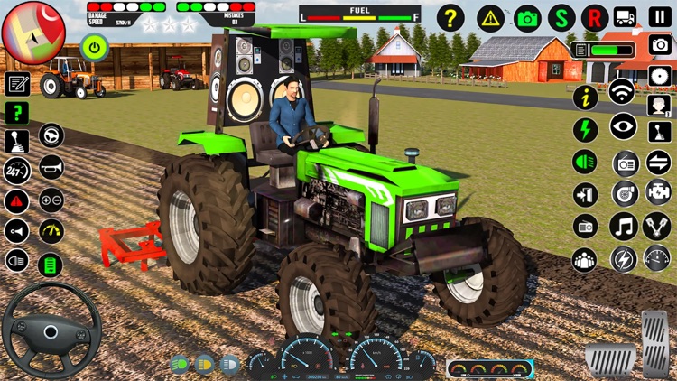 Modern Farmer Tractor Game 3D screenshot-3