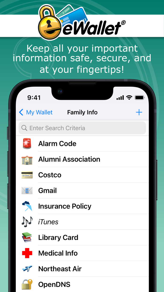 eWallet - Password Manager