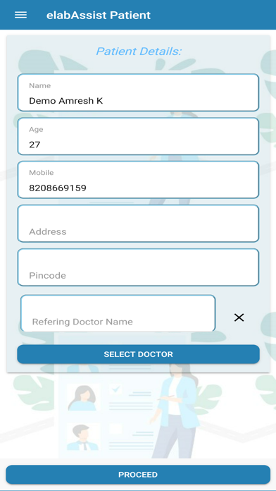 eLabAssist Patient Screenshot