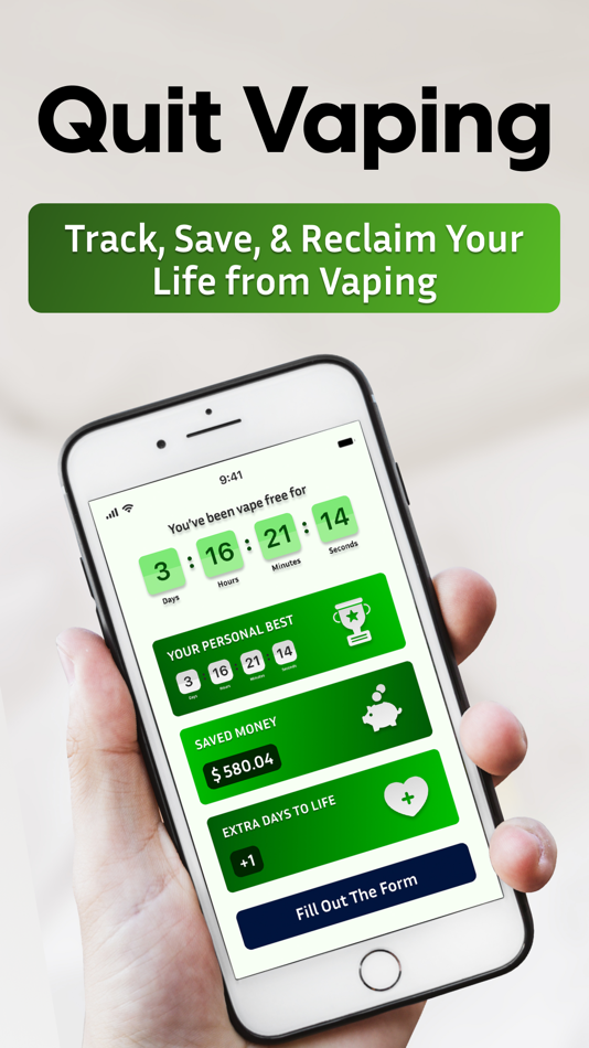 #1. Quit Vaping: Stop Vape Tracker (iOS) 由: Ershat Ershatev