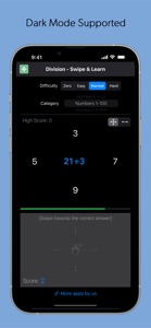 Division Math - Swipe & Learn screenshot #5 for iPhone