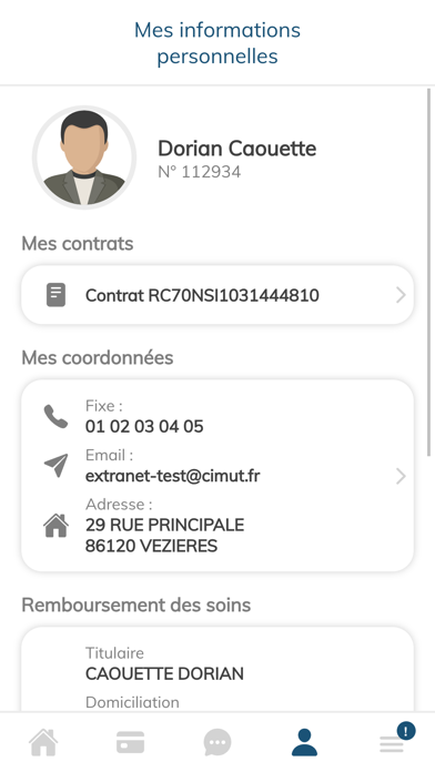 AVENIR SANTÉ MUTUELLE Screenshot