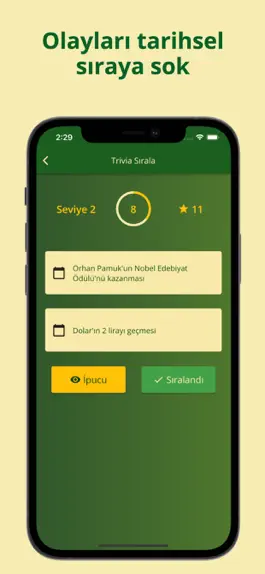 Game screenshot Trivia Sırala apk