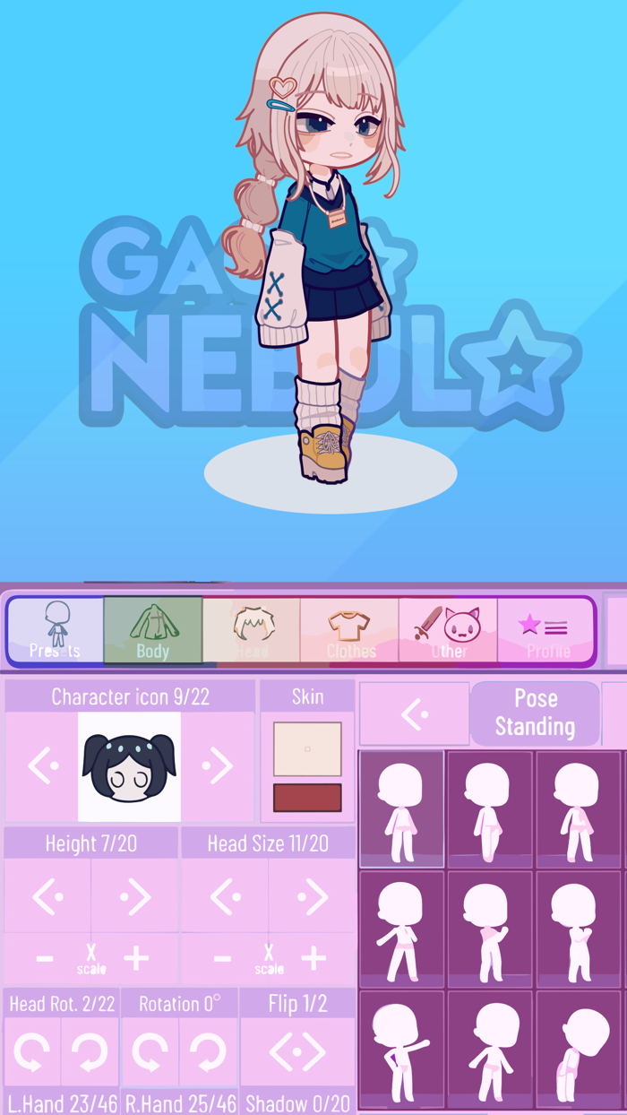 Gacha nebula  Nox dress up