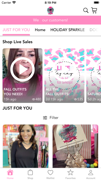 Dragonflies Boutique Screenshot