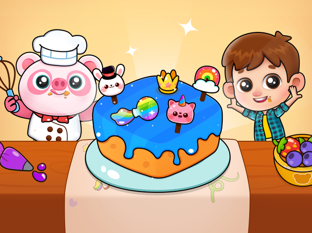 ‎Cake Maker Piggy Panda Screenshot