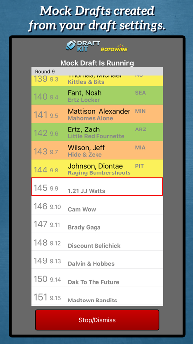 Fantasy Football Draft Kit '23 Screenshot