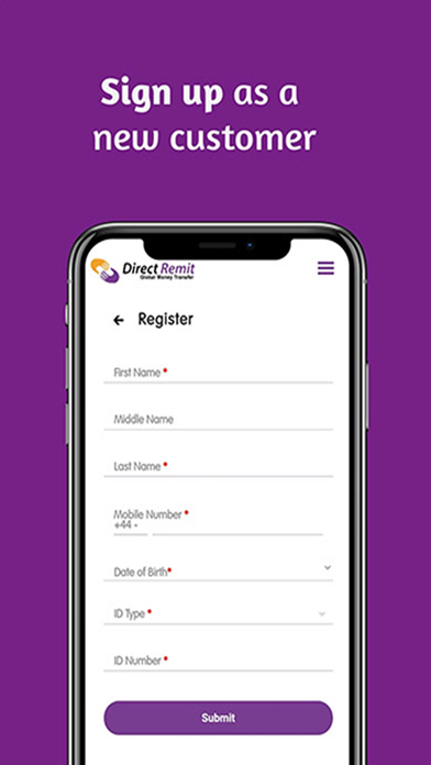 Direct Remit Screenshot