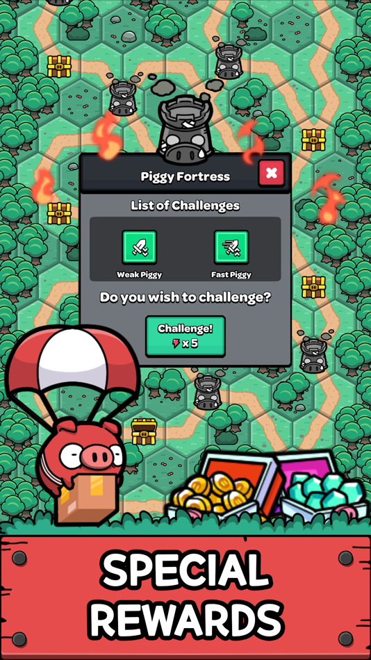 #4. Little Piggy Defense (iOS) 由: Game Duo Co.,Ltd.