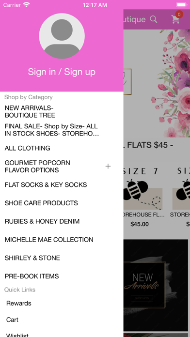 Kelly Ford Blessed Boutique Screenshot