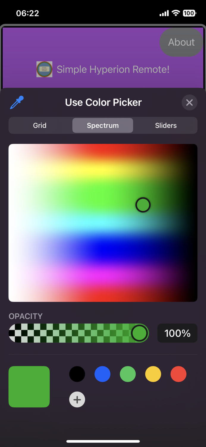 Simple Hyperion Remote