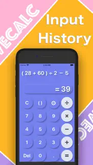 wecalc: stylish calculator app iphone screenshot 1